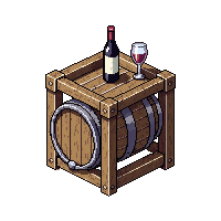 wine barrel rack