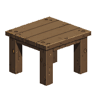 wooden table