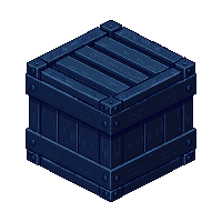 crate wooden midnight