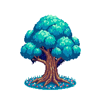 crystal tree lush midnight
