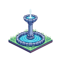 fountain midnight