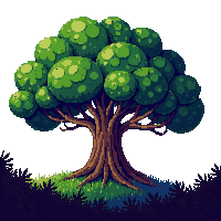giant tree lush midnight