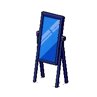 mirror standing midnight