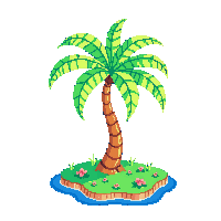 palm tree lush midnight