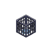 prison cell cage midnight