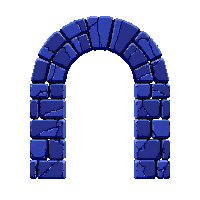 stone archway midnight