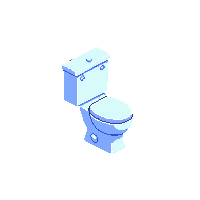 toilet midnight