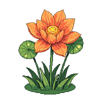 orange lotus
