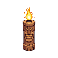 beach tiki torch