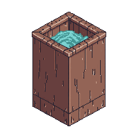 bin storage wood