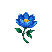 blue peony