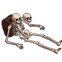 cave bone remains adventurer