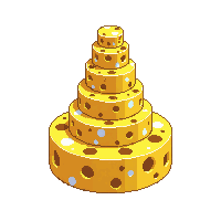 cheese wheel stack