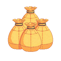 grain sack pile