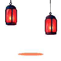 lantern paper red