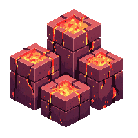 lava ember rocks