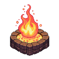 lava fire geyser