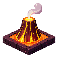 lava volcanic vent smoking