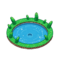swamp bog bubble pool