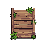wooden boardwalk segment