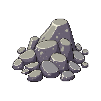 beach pebble cluster