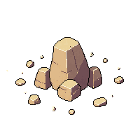 desert pebble cluster
