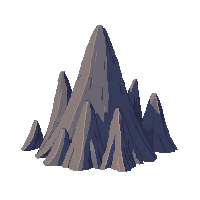forest rock formation