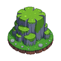 mossy rock