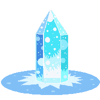 winter aurora crystal