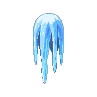 winter icicle cluster