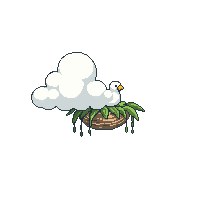 sky bird nest cloud