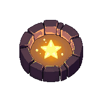 star fallen glowing