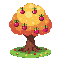 apple tree autumn