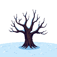 dead tree winter