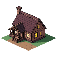 log large house