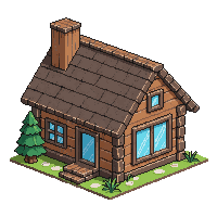 log shop building