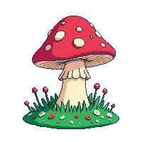 mushroom tree lush