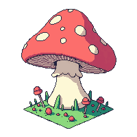 mushroom tree spring