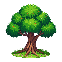 oak tree lush