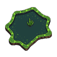 swamp murky pond