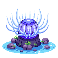 underwater sea anemone