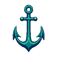 underwater sunken anchor