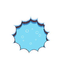 winter frozen pond patch