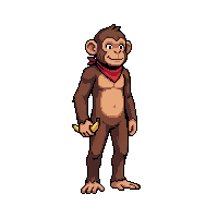 monkey flat