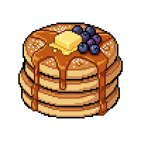 pancakes flat