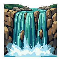 waterfall flat