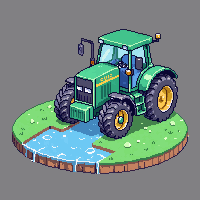 farming puddle rain water ground