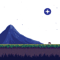 farming shooting star bright night sky