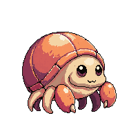 hermit crab chibi