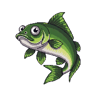 largemouth bass chibi